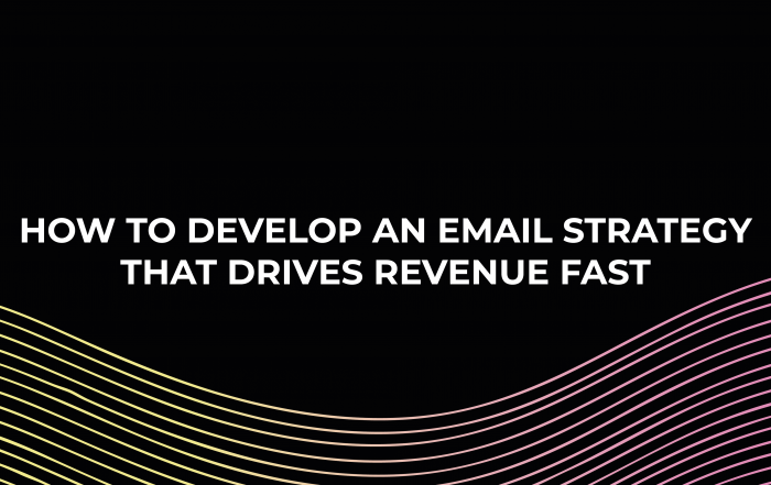 Email Strategy that drives revenue fast