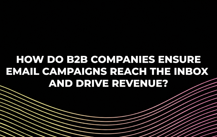 Inboxx Email Marketing Agency How do B2B Companies Ensure Email Campaigns Reach the Inbox and Drive Revenue